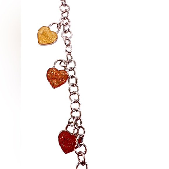 Christian Dior Heart Lock and Keys Charm Long Necklace - Picture 3 of 13